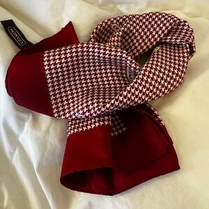 Coach silk scarf